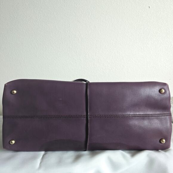 Tod's D-styling Handbag Leather Purple Lavender Large - Picture 6 of 12